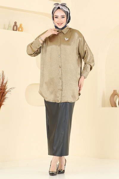 N.F.C. - البلوز والقمصان بيج غامق 5296NFC1010-MS - 387281