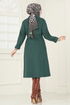 Bolero Detail Cachet Kaban 2054BGS895-M Smaragde - Thumbnail