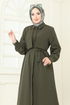 Bolero Detay Elbise Ferace 7010UZ662-MS Haki - Thumbnail