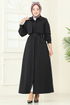 Bolero Detay Elbise Ferace 7010UZ662-MS Siyah - Thumbnail