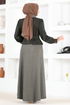 Bolero Dress MSL2478 Khaki - Thumbnail