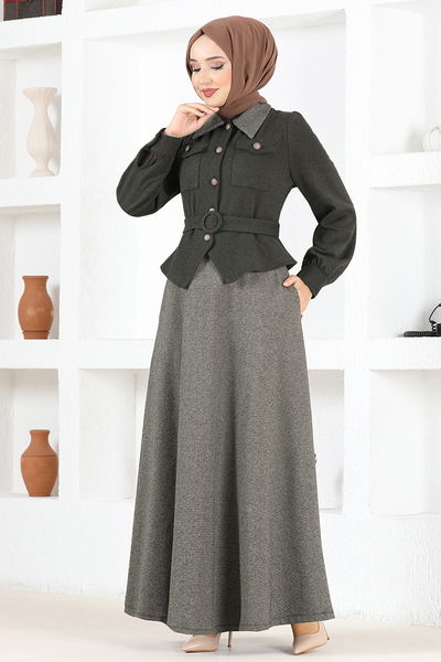 MSL - Bolero Dress MSL2478 Khaki