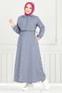 Bolero Görünümlü Elbise 4735ZNK903-M Laci - Thumbnail