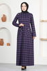 Bouton Détail Robe LM 1566 Lilas - Thumbnail