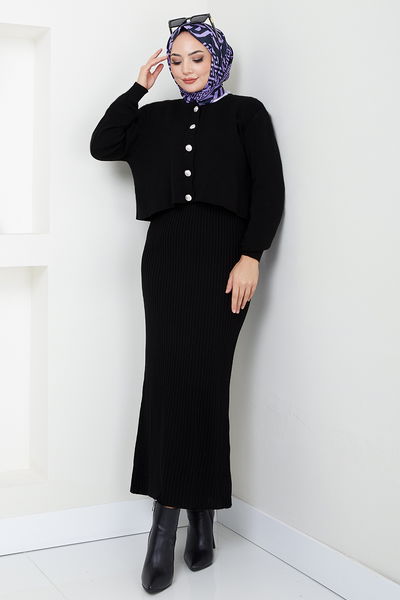 MRV U.Z. - Button Detailed Team 4600UZ1029-M Black - 346337