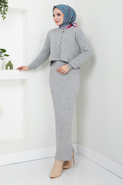 MRV U.Z. - Button Detailed Team 4600UZ1029-M Grey - 346341