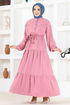 Buttoned Up Dress ASN1033 Rose Kurusu - Thumbnail