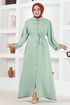 Buttoned Up Dress ASN114 Mint - Thumbnail