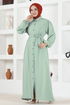 Buttoned Up Dress ASN114 Mint - Thumbnail