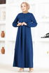 Buttoned Up Dress MSL14321 Saks - Thumbnail