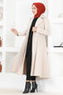 Buttoned Up Stamp Coat MSL5455 The Stone - Thumbnail