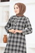 Buttoned Up Tunic MSL1168 Black - Thumbnail