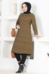 Buttoned Up Tunic MSL1168 Mustard - Thumbnail