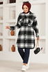 Buttoned Up Tunic PLV3520 Black - Thumbnail