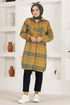 Buttoned Up Tunic PLV3520 Mustard - Thumbnail