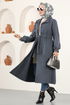 Cachet Manteau FIN5548 Anthracite - Thumbnail