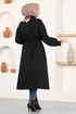 Cachet Manteau FIN5548 Noir - Thumbnail