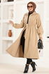 Cachet Manteau FIN5548 Taupe - Thumbnail