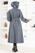 Cachet Manteau FIN5557 Anthracite - Thumbnail