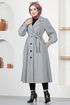 Cachet Manteau FIN5557 Gris - Thumbnail