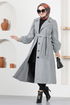 Cachet Manteau FIN5557 Gris - Thumbnail