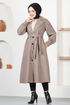 Cachet Manteau FIN5557 Marron - Thumbnail