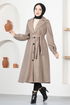 Cachet Manteau FIN5557 Marron - Thumbnail