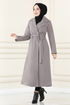 Cachet Manteau LM 5966 Gris - Thumbnail