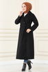 Cachet Manteau LM 5966 Noir - Thumbnail