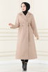 Cachet Manteau LM 5966 Taupe - Thumbnail