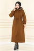 Cachet Manteau LM 5973 Taba - Thumbnail