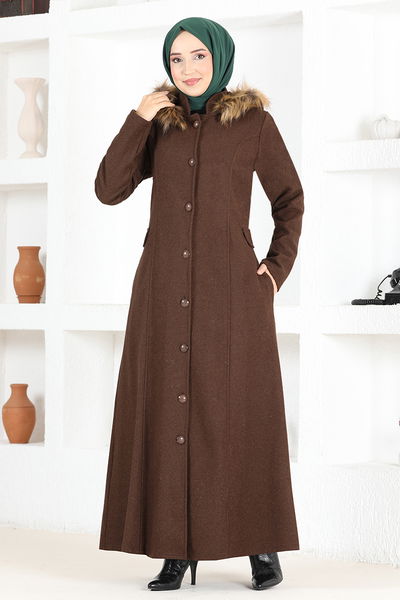 MSL - Cachet Manteau Modèle: MSL3039 Marron - 331590