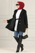 Cachet Manteau MSS5050 Noir - Thumbnail