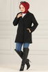 Cachet Manteau MSS5050 Noir - Thumbnail