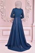 Cape Abendkleid Öl ASM2445 - Thumbnail