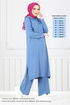 Capuche Aérobie Équipe Numéro de pièce 349DVL897-M Indigo - Thumbnail