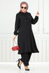 Capuche Linge Équipe Numéro de pièce 824OZR1047-M Noir - Thumbnail