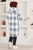 Capuche Tunique LD 5111 Gris - Thumbnail