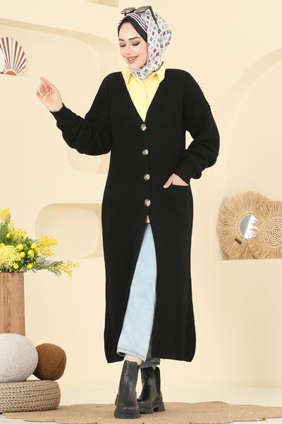 A.Y.D. - Cardigan 2729AYD574-MS Black - 403665