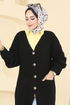 Cardigan 2729AYD574-MS Black - Thumbnail