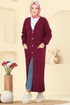 Cardigan 2729AYD574-MS Burgundy - Thumbnail
