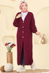 Cardigan 2729AYD574-MS Burgundy - Thumbnail