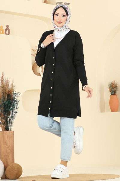 B.R.Z - Cardigan 3193BRZ597-MS Black
