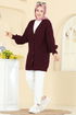 Cardigan 341BRZ597-MS Burgundy - Thumbnail