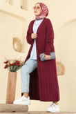 B.R.Z - Cardigan 377BRZ597-MS Burgundy