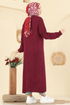 Cardigan 377BRZ597-MS Burgundy - Thumbnail