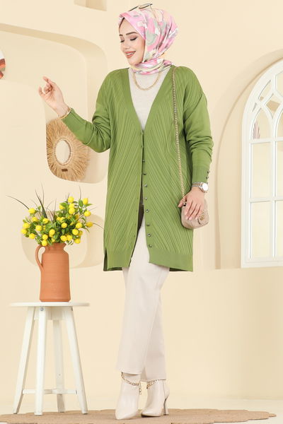 U.Z. - Cardigan 6031UZ662-MS Oil Green - 415925