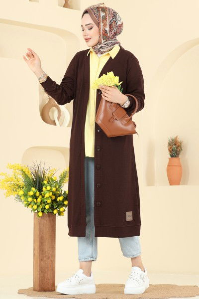 T.E.G. - Cardigan 6038TEG847-MS Brown