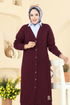 Cardigan 6038TEG847-MS Burgundy - Thumbnail