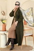 Cardigan 8090KLB1050-MS Khaki - Thumbnail